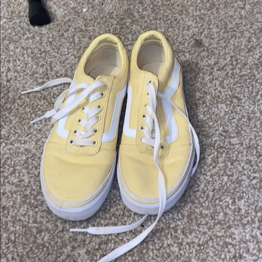 USED Yellow Vans